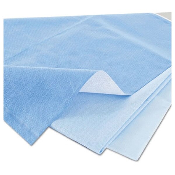 Disposable White / Blue Sterilization Wrap 60 per Pack MedStat